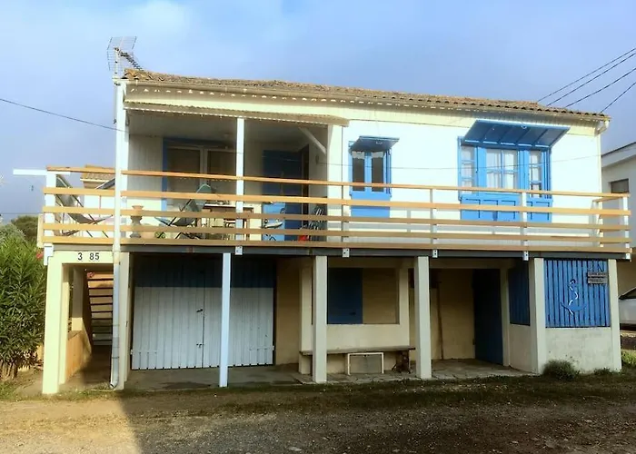 Chalet Bleu Mer - plage des chalets - Gruissan